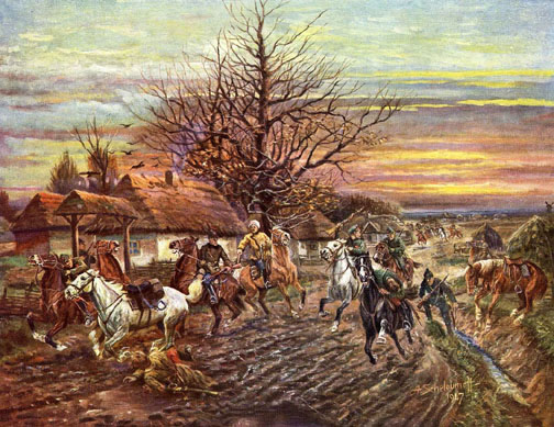 Атака красной конницы
